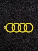 Brelok Audi Klasyk - Druk 3D - Żółty