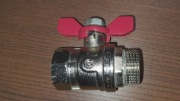Zawór kulowy nyplowy Calido 1" GW/GZ DN25