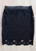 Czarna koronkowa spódnica rozm.38
