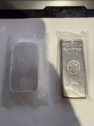 Sztabki srebra 2x500g