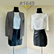 Elegancka bluzka M/38 rękaw 3/4 zaszewki na dekot