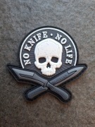 Naszywka PVC na rzep – fosforyzująca