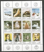 Argentyna 1986 arkusik Mi 1798-1809 Fauna morska**czyste