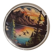 Przepiękny magnes na lodówkę krajobraz