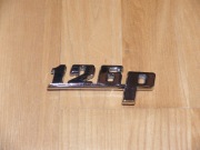 Znaczek emblemat Fiat 126p I seria 1973 metalowy chrom