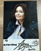 Anna Dymna - oryginalny autograf karta 10x15 cm