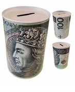 SKARBONKA PUSZKA METALOWA 