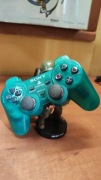 Sony DualShock PS1  TURKUSOWY TRANSPARENT – po serwisie, stan BDB!