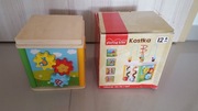 DREWNIANA KOSTKA EDUKACYJNA SORTER PLAYING KIDS