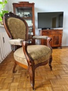 fotel w stylu Ludwik XVI