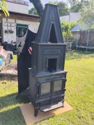 Żeliwny kominek piecyk koza SAEY Made in west Germany