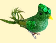 PTASZEK ozdobny do DEKORACJI , stroików 10 cm ,1 zł /szt.