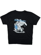 Czarba koszulka z nadrukiem Harley davidson M retro vintage streetwear