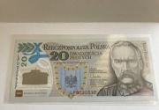 Banknot 20 zł - Pierwszy banknot polimerowy Legiony Polskie 2014