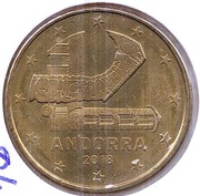 ANDORA 50 centów 2018, KM# 525, UNC