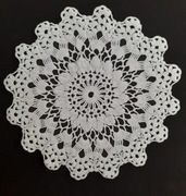 Serwetka biała hand made