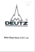Katalog silnik Deutz D 2011 L 03, D2011L03