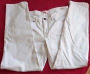 Spodnie Damskie Białe Letnie Sheego DenimCo 42 