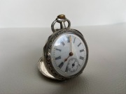 Zegarek kieszonkowy srebrny