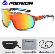 Merida RiderProX5 okulary Rowerowe Polaryzacyjne UV400 Lekkie Nowe w etui