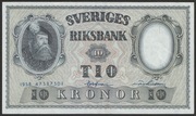 Szwecja 10 koron 1958 - stan 1/2
