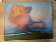 obraz olejny - KRAJOBRAZ