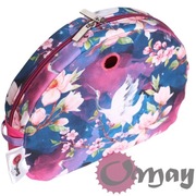 Różowy organizer do Obag MOON LIGHT żurawie kwiaty róż 2 kieszenie OMAY