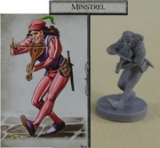 MINSTREL oryginalna figurka z TALISMAN Magia i Miecz