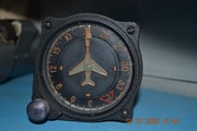 Zabytkowy wskaźnik kompasu do samolotu.