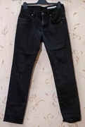 Spodnie jeansowe Big Star Terry 900 slim fit czarne męskie rozmiar L