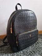 Damski CZARNY plecak w stylu CROCO firmy OCHNIK 
