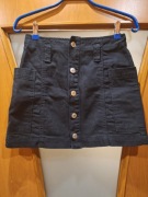 Czarna mini spódniczka Bershka