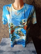 koszulka z nadrukiem żółwie 