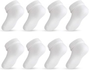 7 Par Lictin Skarpetki niemowlęce białe 0-12msc