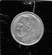 5 Zł J.PIŁSUDSKI z  1938 r NAJRZADSZY ROCZNIK  PIŁ.38 