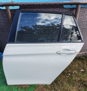 BMW 3 f31 drzwi lewe tylne kompletne a300 alpinweiss 