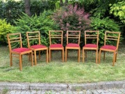 Komplet 6 krzeseł vintage z lat 60./ 70. 