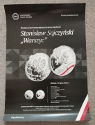 Folder -Ogloszenie do srebrnej monety 10 zł STANISŁAW SOJCZYŃSKI„WARSZYC"