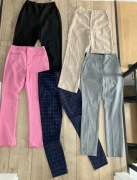 Komplet 5 par spodni materiałowych 34 XS do biura basic Zara cygaretki