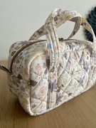 Pojemna kosmetyczka podróżna z bawełny