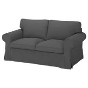 IKEA EKTORP Hallarp szary Pokrycie sofy 2-osobowej