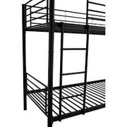 Łóżko piętrowe metalowe. Wzmacniane. Rozkładane 