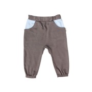 Spodnie grafitowo błękitne chłopięce 68