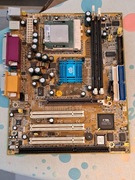 Płyta 370 Chaintech CT-6VIA5T ,Tualatin, matx,  ISA + celeron Tualatin 1000