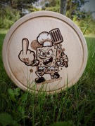 SpongeBob deska pirografią 