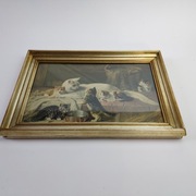 Obrazek - kocia rodzina - kopia w ładnej ramce