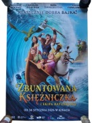 Plakat kinowy z filmu bajki Zbuntowana księżniczka bajka