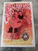 plakat zespołu muzycznego red hot chili peppers