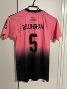 Koszulka Real Madryt BELLINGHAM Różowo-Czarna Gradient Rozmiar 152 / 12 lat