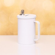 Puszka, skarbonka - biała